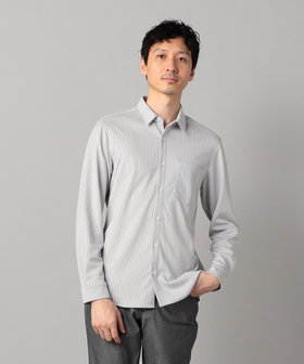 和歌山編み 千鳥柄ジャージー キーボードシャツ（07-19IM04-205