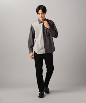 コムサ・メン（COMME CA MEN）/T/Rトロ カラーブロッキングシャツ T/Rトロ カラーブロッキングシャツ（07-19IM09-205）｜コムサメン