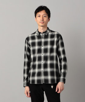 オンブレチェック レギュラーカラーシャツ（07-19IM12-205