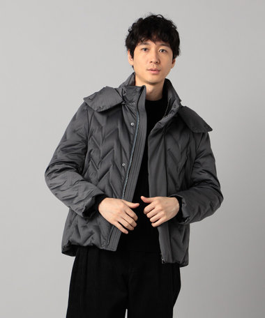 【2WAY】ドビーシームレス ダウンブルゾン
