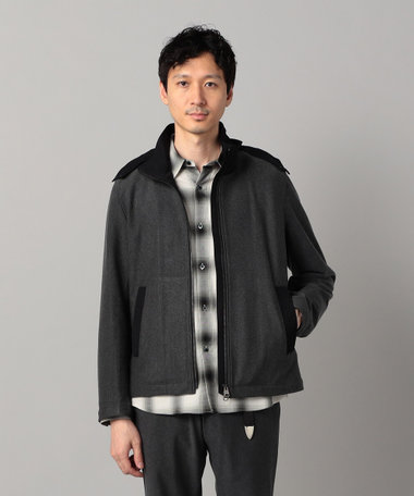 尾州産 ウォーフィルコーデュロイ 2WAYストレッチブルゾン