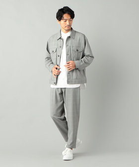 グレンチェック ワイド5ポケットパンツ（07-25PG18-204）｜COMME