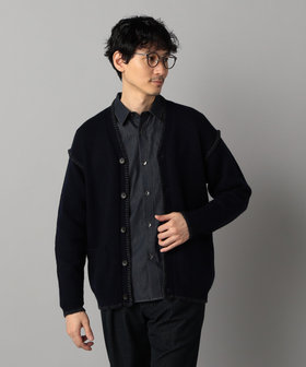 ブランケットステッチ カーディガン