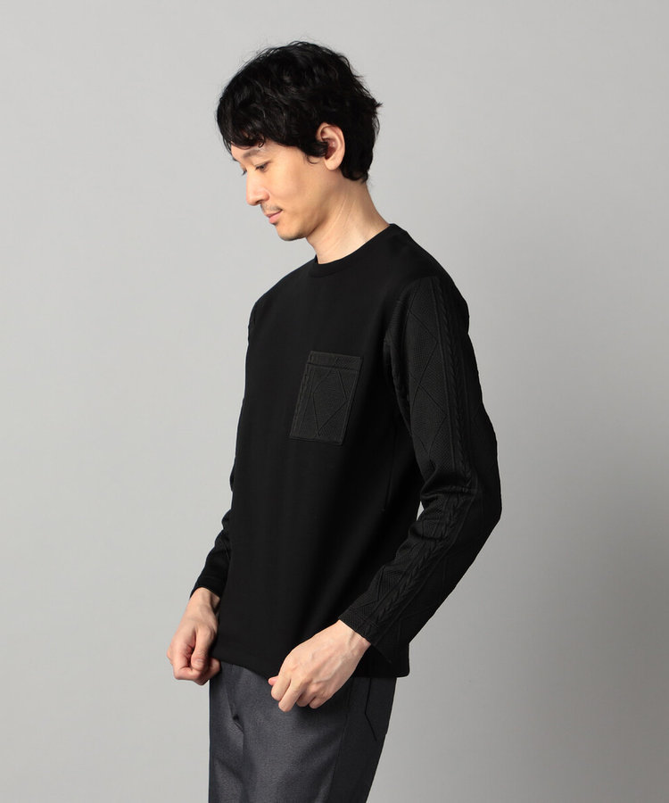 コムサ・メン（COMME CA MEN）/ケーブルコンビ プルオーバー ケーブルコンビ プルオーバー（07-40CM25-205）｜コムサメン（COMME CA