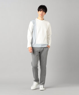 カラーブロック 長袖クルーネック（07-40TK05-205）｜COMME CA