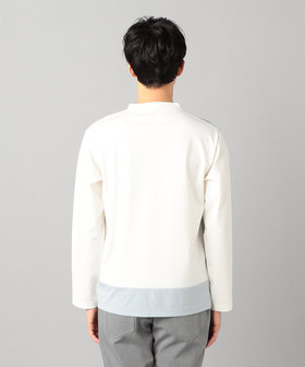 カラーブロック 長袖クルーネック（07-40TK05-205）｜COMME CA