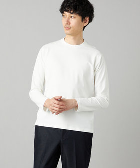 【吸水速乾】ジャケットネック ロングスリーブ Tシャツ