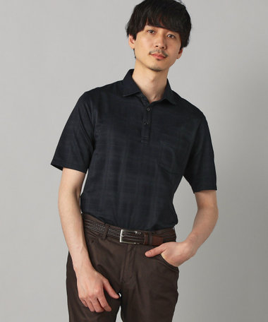 〔IL PRINCIPE〕ジャージー カッタウェイポロシャツ