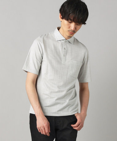 〔IL PRINCIPE〕ジャージー カッタウェイポロシャツ