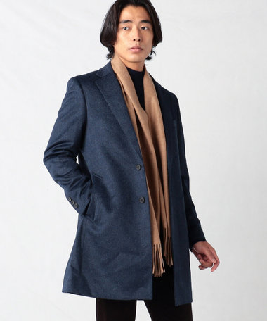 ソリッドカシミヤマフラー　