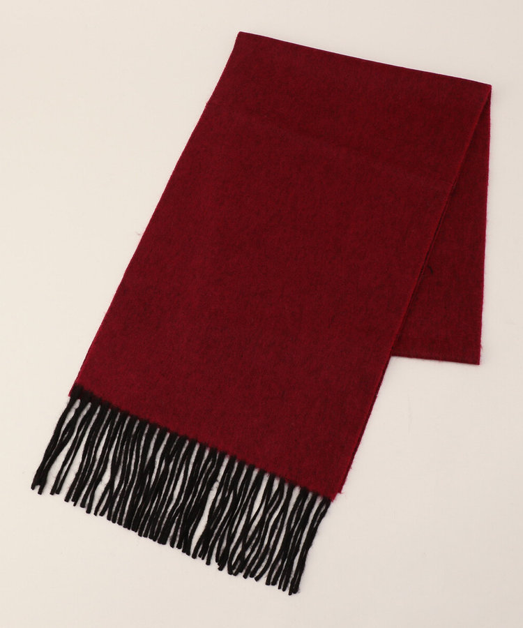 ソリッドバイカラー カシミヤマフラー（07-56RA03-202）｜コムサメン