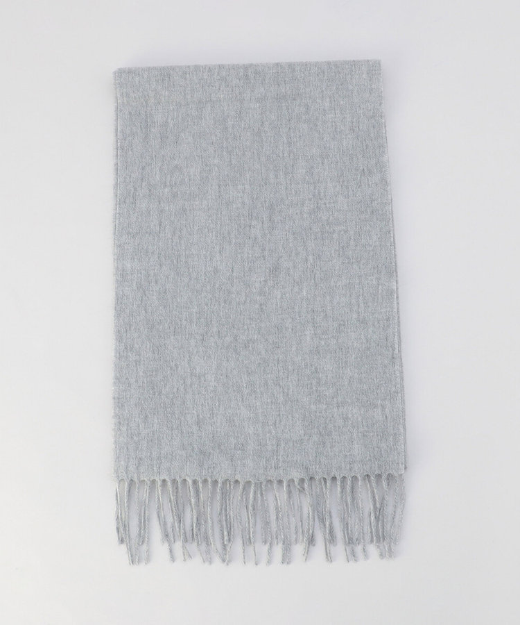 ウォッシャブルカシミヤ プレーンマフラー（07-56RM01-205