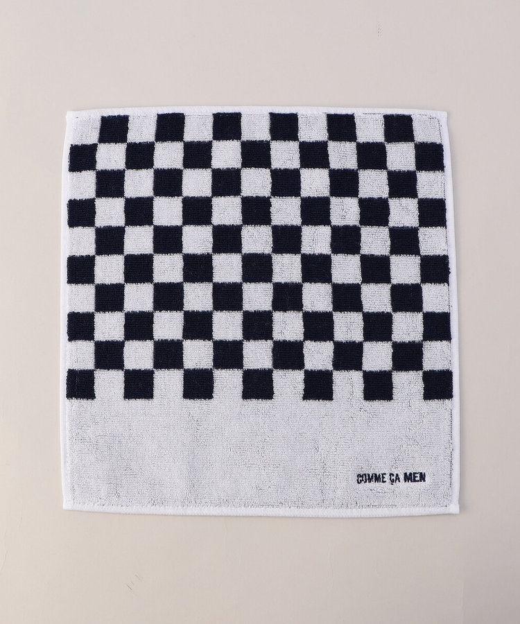 市松柄 タオルハンカチ（07-57RO05-206）｜コムサメン（COMME CA MEN