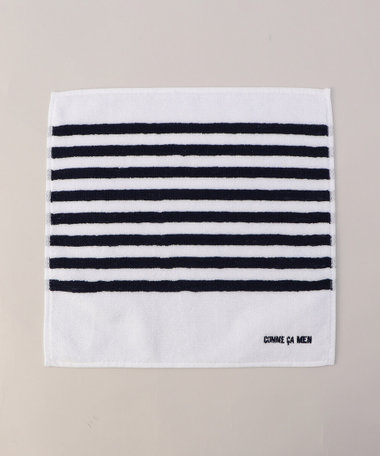 ボーダー柄 タオルハンカチ