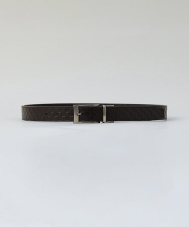 【市松柄】リバーシブル ベルト