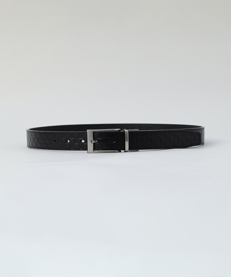 【市松柄】リバーシブル ベルト