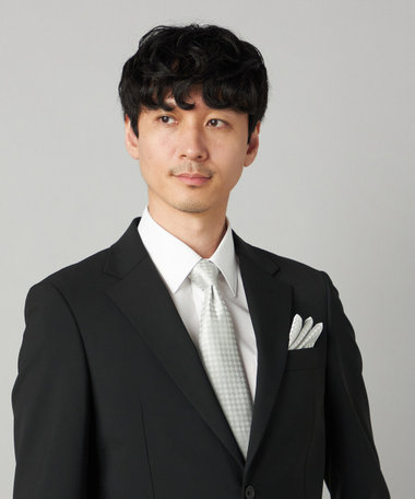 【市松柄 】フォーマル シルクタイ