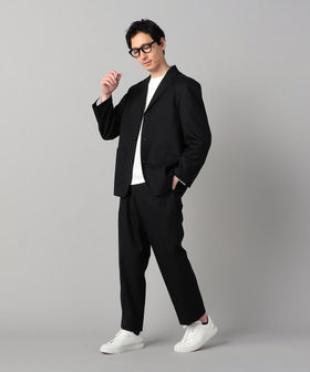 セットアップ対応】尾州産 クラシックウールギャバ 3Bジャケット（07