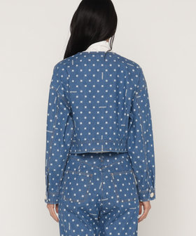 まぁみ♡さん  GDラインスリーブショートジャケット セール】スタンドカラー3WAYクロップドジャケット（その他アウター