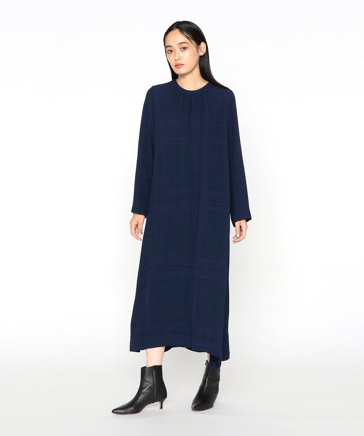 サンヨー　ロング　コート　碇　コンパス　船　スカーフ柄　90s ヴィンテージ DLARGE.JPG