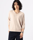 総針編み ベーシックVネックプルオーバー（10-01II01-204）｜K.T