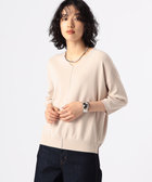 総針編み ベーシックVネックプルオーバー（10-01II01-204）｜K.T