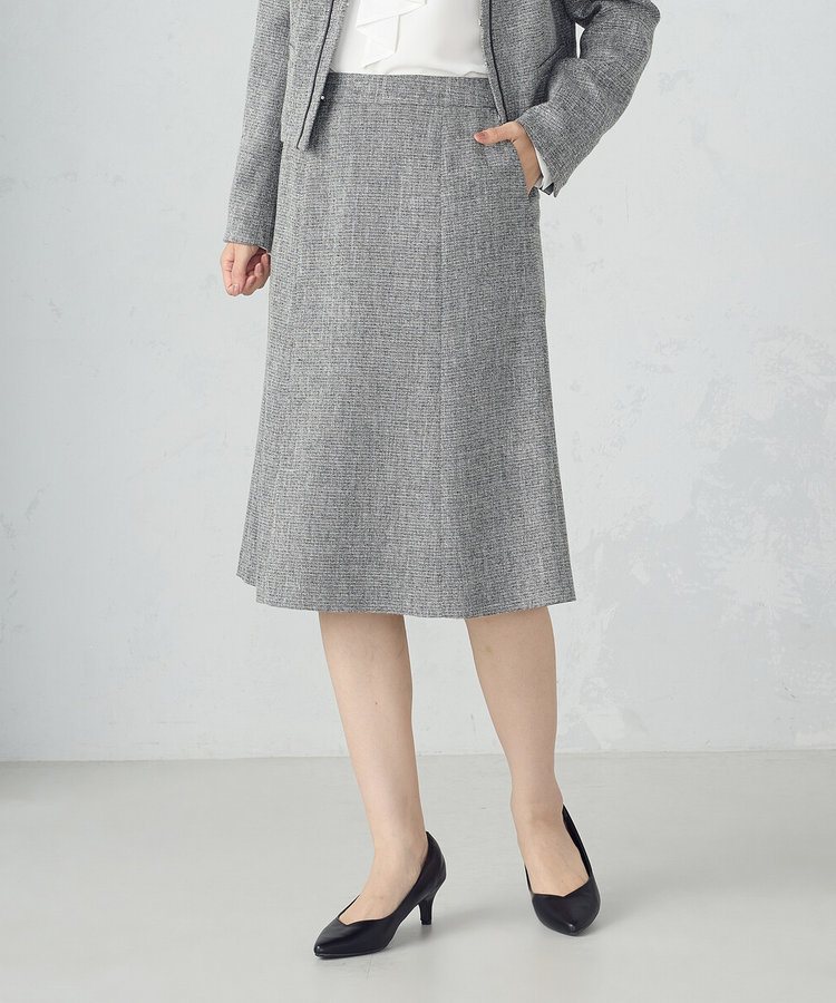 【セットアップ対応】ラメツイード スカート
