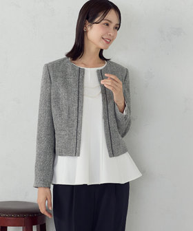 【セットアップ対応】ラメツイード ジャケット