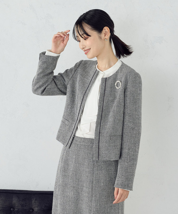 コムサイズム（COMME CA ISM）｜ジャケット・コート｜ノーカラー