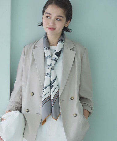 【ＵＶカット・吸汗速乾・接触冷感】kireri ポリエステルストレッチドライツイル ダブルブレストテーラードジャケット/セットアップ対応