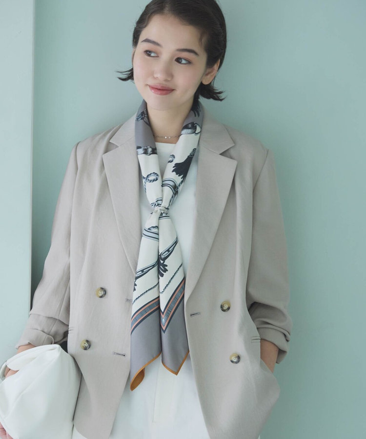 【ＵＶカット・吸汗速乾・接触冷感】kireri ポリエステルストレッチドライツイル ダブルブレストテーラードジャケット/セットアップ対応