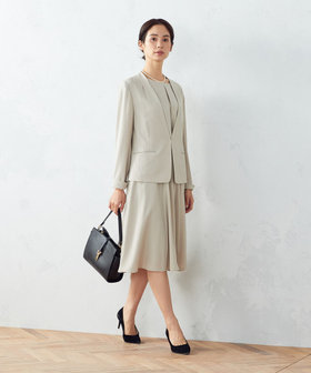 セットアップ対応】ノーカラージャケット（12-08GY10-202