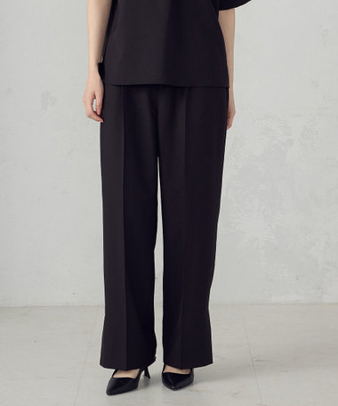 【ＵＶカット・吸汗速乾・接触冷感】kireri ポリエステルストレッチドライツイル ストレートパンツ/セットアップ対応