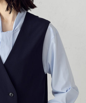 COMME CA ISM / コムサイズム 【セットアップ対応】SOLOTEX(R)　ポリエステルレーヨンソロテックストレッチ　ロングジレ セットアップ対応】SOLOTEX(R) ポリエステルレーヨンソロテック