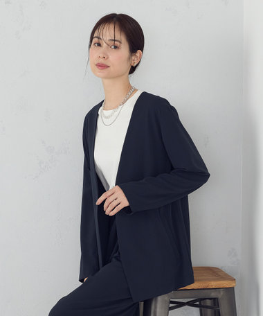 【UVカット・吸水速乾・接触冷感】kireri ノーカラージャケット / セットアップ対応