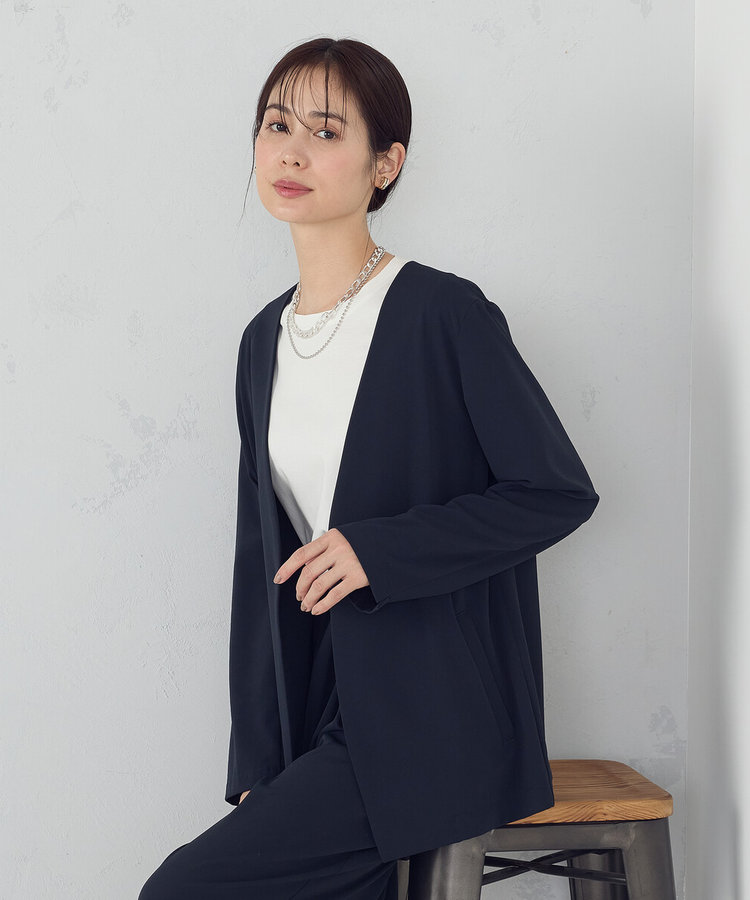 【UVカット・吸水速乾・接触冷感】kireri ノーカラージャケット / セットアップ対応