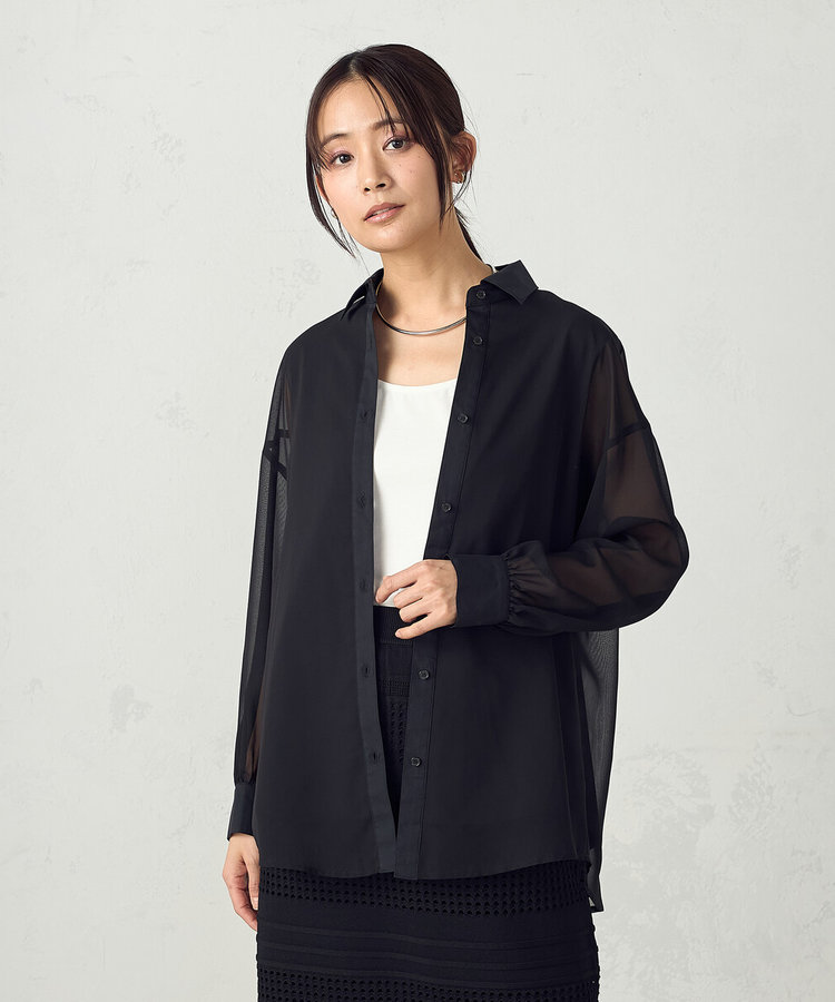 シアーレイヤードシャツ（12-15IK03-205）｜コムサイズム（COMME CA