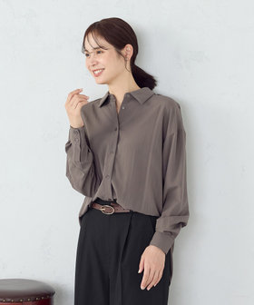 ニュアンス ロングシャツ