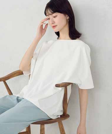 【UVカット・接触冷感・吸水速乾】リラックス Tブラウス