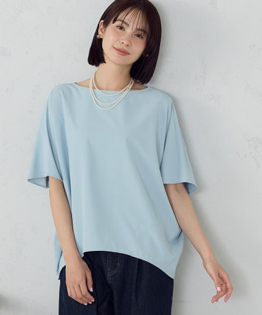 【UVカット・接触冷感・吸水速乾】リラックス Tブラウス