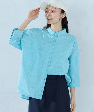 シャンブレーシャツ