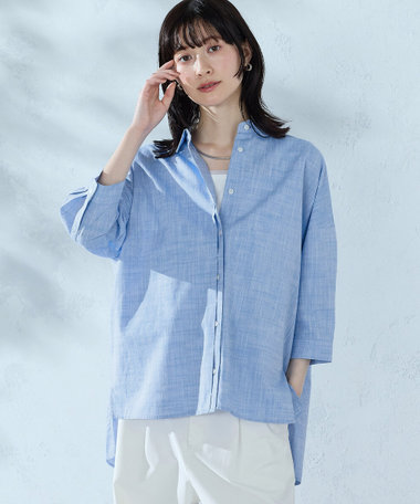 シャンブレーシャツ