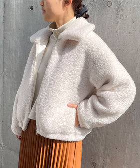 フェイクファー ステンカラーブルゾン（12-21BE11-203）｜COMME CA ISM（コムサイズム）｜COMME CA  ISM（コムサイズム）｜WOMEN（ウィメン）｜公式通販｜ファイブフォックス オンラインストア（FIVE FOXes ONLINE STORE）