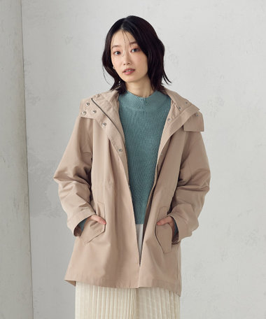 《マシンウォッシャブル》ポリエステルグログラン　マウンテンパーカ