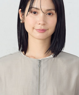 ノーカラーブルゾン　かなた sama ノーカラーブルゾン（ブルゾン）｜hellam（へラム）の