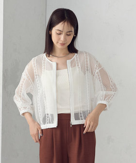 超美品✨FRAY I.D ケミカルレースブルゾン レースジャケット サイズ1 大きいサイズ パネルレースブルゾン 通販【ニッセン】