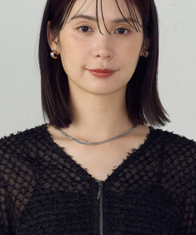 フリンジシアー ジップアップブルゾン（12-21BM01-205）｜コムサイズム