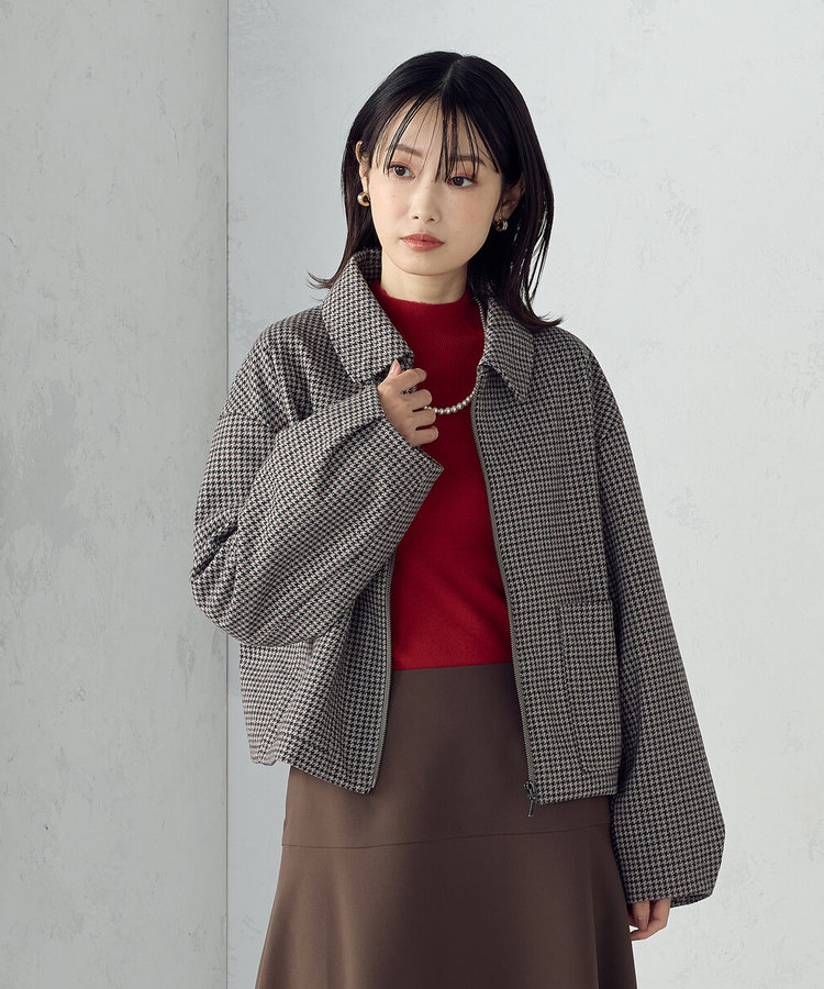 ステンカラー ブルゾン