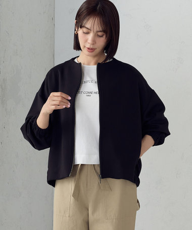 ソフトダンボール ジップアップブルゾン