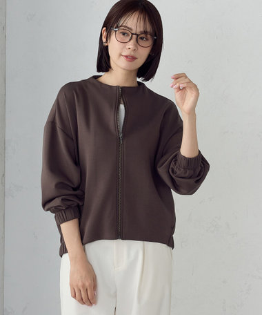 ソフトダンボール ジップアップブルゾン